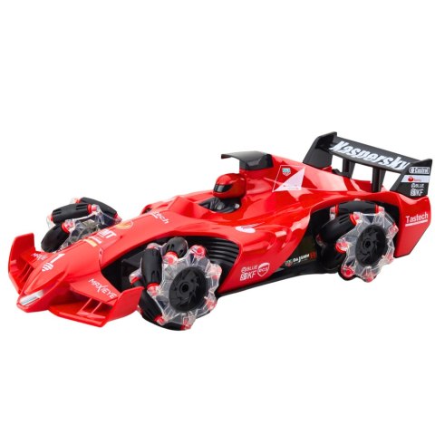 Auto Sportowe Wyścigówka Zdalnie Sterowana RC Efekt Dymu 2.4G Czerwona Auto Sportowe Wyścigówka Zdalnie Sterowana RC Efekt Dymu 2.4G Czerwona