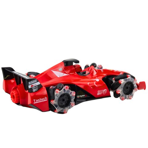 Auto Sportowe Wyścigówka Zdalnie Sterowana RC Efekt Dymu 2.4G Czerwona Auto Sportowe Wyścigówka Zdalnie Sterowana RC Efekt Dymu 2.4G Czerwona