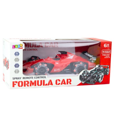 Auto Sportowe Wyścigówka Zdalnie Sterowana RC Efekt Dymu 2.4G Czerwona Auto Sportowe Wyścigówka Zdalnie Sterowana RC Efekt Dymu 2.4G Czerwona