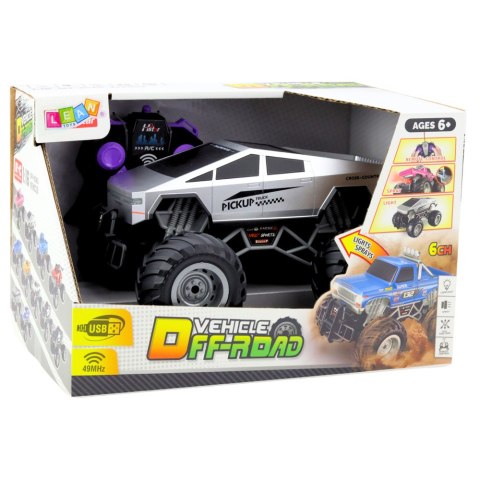 SAMOCHÓD ZDALNIE STEROWANY AUTO RC OFF-ROAD TERENOWE 1:16 LED SPRAY PILOT