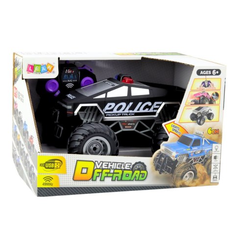 SAMOCHÓD ZDALNIE STEROWANY AUTO RC OFF-ROAD TERENOWE 1:16 LED SPRAY PILOT