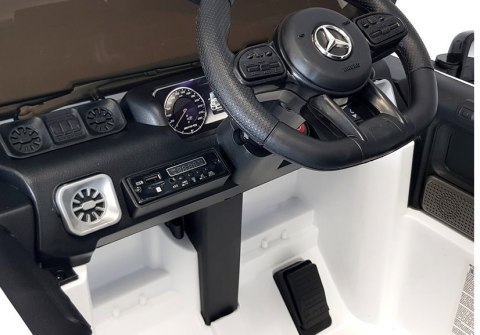 Auto na Akumulator Mercedes G63 Biały BBH-0003 EZ Auto na Akumulator Mercedes G63 Biały BBH-0003 EZ