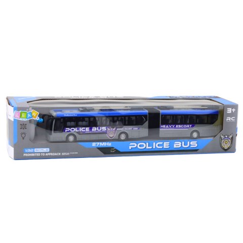 AUTOBUS ZDALNIE STEROWANY PRZEGUBOWY POLICJA RC 1:32 LED PILOT AKUMULATOR AUTOBUS ZDALNIE STEROWANY PRZEGUBOWY POLICJA RC 1:32 LED PILOT AKUMULATOR
