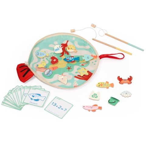 CLASSIC WORLD Edukacyjna Gra Łowienie Rybek na Magnes z Kartami do Nauki Liczenia 35 el. CLASSIC WORLD Edukacyjna Gra Łowienie Rybek na Magnes z Kartami do Nauki Liczenia 35 el.