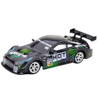 SAMOCHÓD ZDALNIE STEROWANY WYŚCIGOWE AUTO RC DRIFT 1:16 30KM/H LED PILOT 2.4G AKUMULATOR