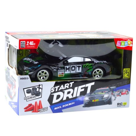 SAMOCHÓD ZDALNIE STEROWANY WYŚCIGOWE AUTO RC DRIFT 1:16 30KM/H LED PILOT 2.4G AKUMULATOR SAMOCHÓD ZDALNIE STEROWANY WYŚCIGOWE AUTO RC DRIFT 1:16 30KM/H LED PILOT 2.4G AKUMULATOR