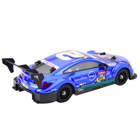 SAMOCHÓD ZDALNIE STEROWANY WYŚCIGOWE AUTO RC DRIFT 1:16 30KM/H LED PILOT 2.4G AKUMULATOR