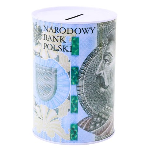 Skarbonka Metalowa Dla Dzieci Banknot 500 Złotych 15 x 10,5cm Skarbonka Metalowa Dla Dzieci Banknot 500 Złotych 15 x 10,5cm