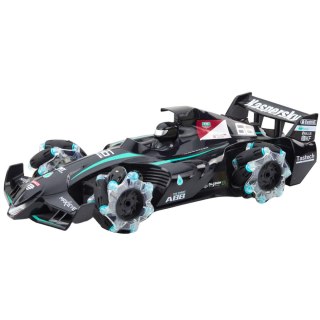 SAMOCHÓD ZDALNIE STEROWANY AUTO RC WYŚCIGÓWKA FORMUŁA ROLKI LED DYM PILOT AKUMULATOR