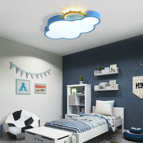 LAMPA LED CHMURKA SUFITOWA PLAFON DO POKOJU DZIECKA ŚCIEMNIALNA NA PILOTA LAMPA LED CHMURKA SUFITOWA PLAFON DO POKOJU DZIECKA ŚCIEMNIALNA NA PILOTA