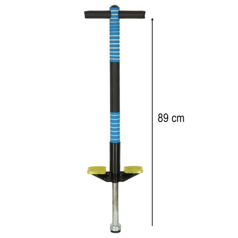 SKOCZEK DRĄŻEK DO SKAKANIA POGO STICK Z REGULACJĄ DLA DZIECI DO 40KG NIEBIESKI SKOCZEK DRĄŻEK DO SKAKANIA POGO STICK Z REGULACJĄ DLA DZIECI DO 40KG NIEBIESKI
