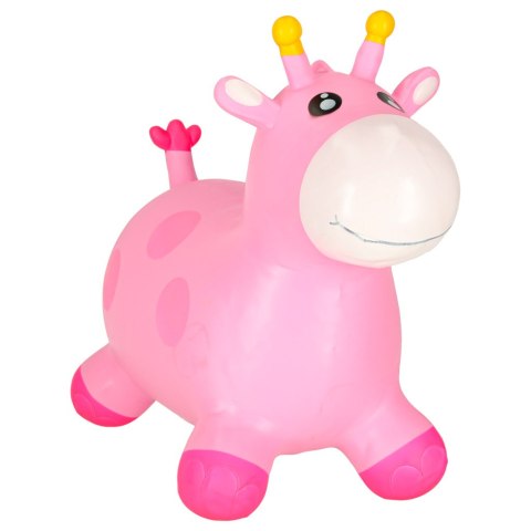 SKOCZEK GUMOWY POMPOWANY ŻYRAFA DO SKAKANIA DLA DZIECI DO 25KG POMPKA
