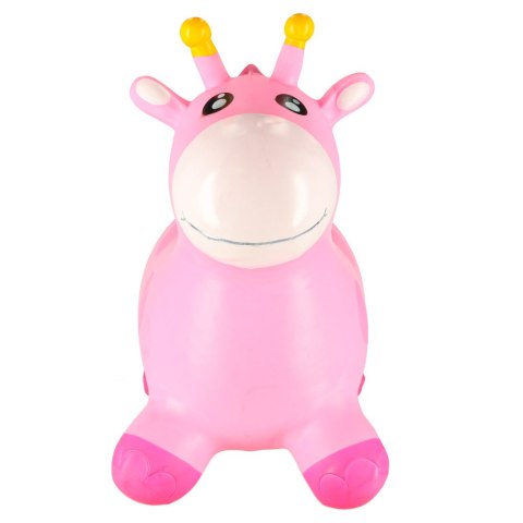 SKOCZEK GUMOWY POMPOWANY ŻYRAFA DO SKAKANIA DLA DZIECI DO 25KG POMPKA