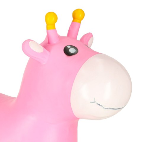 SKOCZEK GUMOWY POMPOWANY ŻYRAFA DO SKAKANIA DLA DZIECI DO 25KG POMPKA
