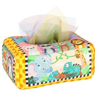 SORTER SENSORYCZNY PUDEŁKO Z CHUSTECZKAMI MONTESSORI PLUSZOWE CYFRY LITERY