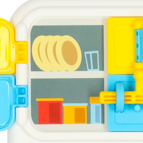 TABLICA SENSORYCZNA MANIPULACYJNA MONTESSORI KUCHNIA ZEGAR ŚWIATŁO DŹWIĘKI TABLICA SENSORYCZNA MANIPULACYJNA MONTESSORI KUCHNIA ZEGAR ŚWIATŁO DŹWIĘKI