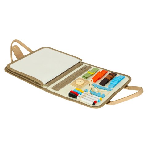 TABLICA MANIPULACYJNA SENSORYCZNA DLA DZIECI MONTESSORI WALIZKA DINOZAURY TABLICA MANIPULACYJNA SENSORYCZNA DLA DZIECI MONTESSORI WALIZKA DINOZAURY