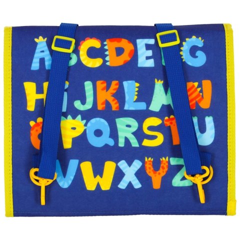 TABLICA MANIPULACYJNA SENSORYCZNA DLA DZIECI MONTESSORI WALIZKA PLECAK NIEBIESKA TABLICA MANIPULACYJNA SENSORYCZNA DLA DZIECI MONTESSORI WALIZKA PLECAK NIEBIESKA