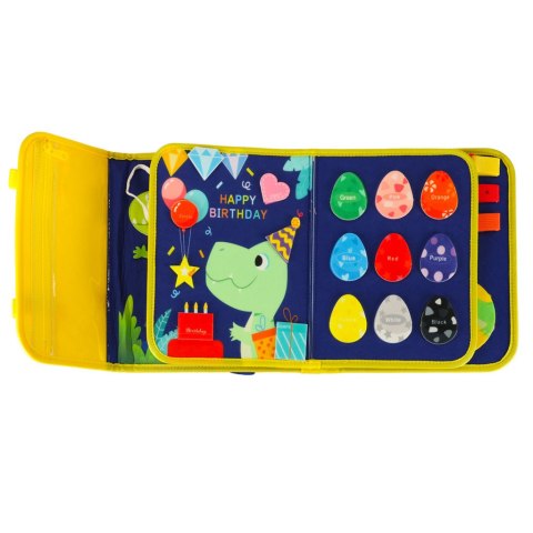 TABLICA MANIPULACYJNA SENSORYCZNA DLA DZIECI MONTESSORI WALIZKA PLECAK NIEBIESKA TABLICA MANIPULACYJNA SENSORYCZNA DLA DZIECI MONTESSORI WALIZKA PLECAK NIEBIESKA