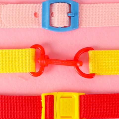 TABLICA MANIPULACYJNA SENSORYCZNA DLA DZIECI MONTESSORI WALIZKA PLECAK RÓŻOWY TABLICA MANIPULACYJNA SENSORYCZNA DLA DZIECI MONTESSORI WALIZKA PLECAK RÓŻOWY