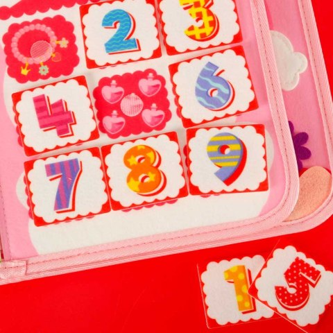 TABLICA MANIPULACYJNA SENSORYCZNA DLA DZIECI MONTESSORI WALIZKA PLECAK RÓŻOWY TABLICA MANIPULACYJNA SENSORYCZNA DLA DZIECI MONTESSORI WALIZKA PLECAK RÓŻOWY