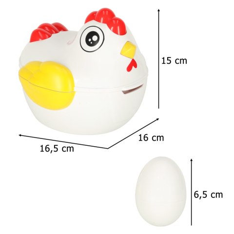 SORTER EDUKACYJNY KURA Z JAJKAMI DOPASUJ KSZTAŁTY KOLORY PUZZLE UKŁADANKA