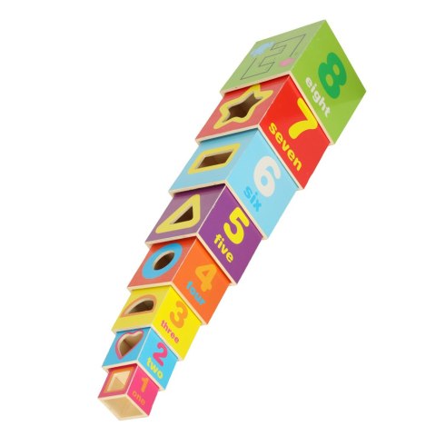 WIEŻA DREWNIANA UKŁADANKA 71CM XXL EDUKACYJNA SORTER KSZTAŁTY NAUKA LICZENIA WIEŻA DREWNIANA UKŁADANKA 71CM XXL EDUKACYJNA SORTER KSZTAŁTY NAUKA LICZENIA