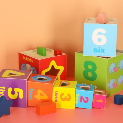 WIEŻA DREWNIANA UKŁADANKA 71CM XXL EDUKACYJNA SORTER KSZTAŁTY NAUKA LICZENIA WIEŻA DREWNIANA UKŁADANKA 71CM XXL EDUKACYJNA SORTER KSZTAŁTY NAUKA LICZENIA