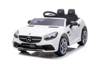 AUTO NA AKUMULATOR DLA DZIECKA MERCEDES SLC 300 2X45W EVA PILOT SKÓRA LED MP3