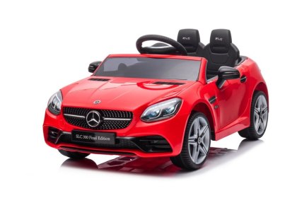 AUTO NA AKUMULATOR DLA DZIECKA MERCEDES SLC 300 2X45W EVA PILOT SKÓRA LED MP3