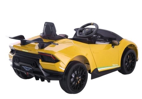 Auto na akumulator Lamborghini Huracan Żółte Auto na akumulator Lamborghini Huracan Żółte