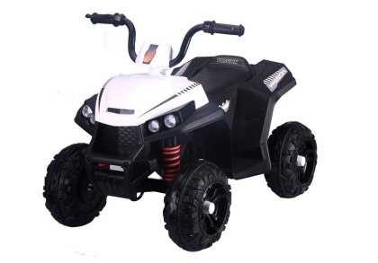 QUAD NA AKUMULATOR DLA DZIECKA 3-5 LAT S601 2X45 KOŁA EVA ŚWIATŁA LED SKÓRA