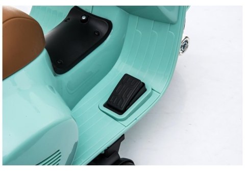 Skuter na Akumulator Vespa GTS 300 Mini Turkusowy Skuter na Akumulator Vespa GTS 300 Mini Turkusowy