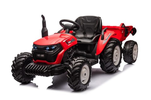 TRAKTOR NA AKUMULATOR DLA DZIECKA HC-306 24V 2X95W PRZYCZEPA EVA LED PILOT TRAKTOR NA AKUMULATOR DLA DZIECKA HC-306 24V 2X95W PRZYCZEPA EVA LED PILOT