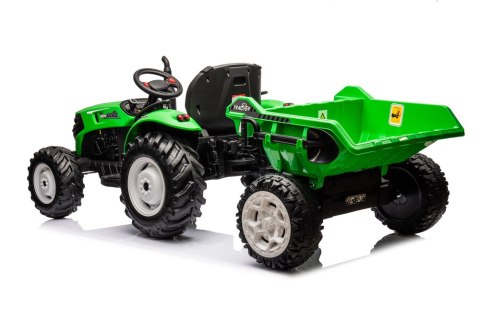 TRAKTOR NA AKUMULATOR DLA DZIECKA HC-306 24V 2X95W PRZYCZEPA EVA LED PILOT TRAKTOR NA AKUMULATOR DLA DZIECKA HC-306 24V 2X95W PRZYCZEPA EVA LED PILOT