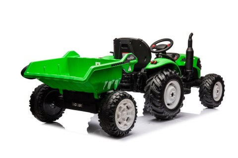 TRAKTOR NA AKUMULATOR DLA DZIECKA HC-306 24V 2X95W PRZYCZEPA EVA LED PILOT TRAKTOR NA AKUMULATOR DLA DZIECKA HC-306 24V 2X95W PRZYCZEPA EVA LED PILOT