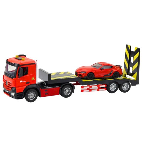 Zestaw Laweta Zdalnie Sterowana RC Auto Sportowe Osobowe Czerwone 1:16 Zestaw Laweta Zdalnie Sterowana RC Auto Sportowe Osobowe Czerwone 1:16