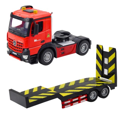 Zestaw Laweta Zdalnie Sterowana RC Auto Sportowe Osobowe Czerwone 1:16 Zestaw Laweta Zdalnie Sterowana RC Auto Sportowe Osobowe Czerwone 1:16