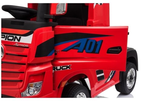 AUTO NA AKUMUALTOR DLA DZIECKA CIĘŻARÓWKA MERCEDES ACTROS 4X4 PILOT SKÓRA EVA LED MP3 AUTO NA AKUMUALTOR DLA DZIECKA CIĘŻARÓWKA MERCEDES ACTROS 4X4 PILOT SKÓRA EVA LED MP3