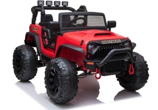 AUTO NA AKUMULATOR DŻIP JEEP DLA DZIECKA JC666 2X200W PILOT LED EVA SKÓRA MP3