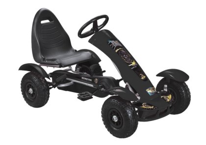 Gokart Na Pedały F618 Czarny