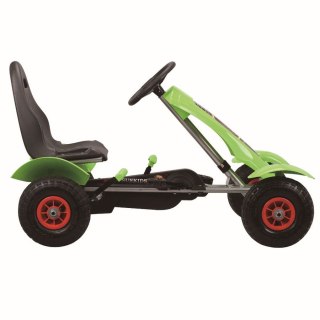 GOKART NA PEDŁAY DLA DZIECKA 6-12 LAT DO 50KG F618 POMPOWANE KOŁA NEUTRALNY