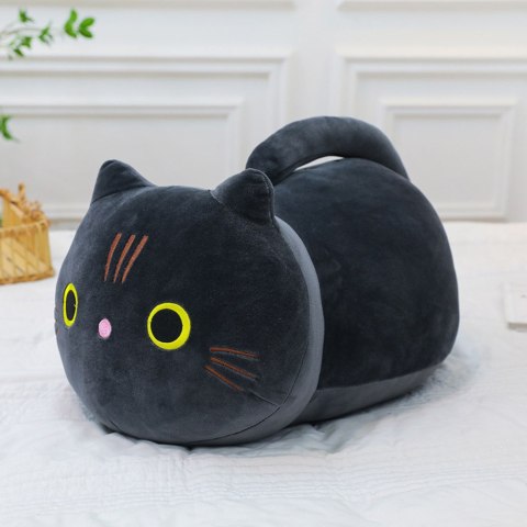 Pluszowa Maskotka Przytulanka Kot Z Długim Ogonem Czarny 40cm Pluszowa Maskotka Przytulanka Kot Z Długim Ogonem Czarny 40cm