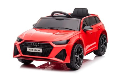 AUTO NA AKUMULATOR DLA DZIECKA AUDI RS6 BRD-2118 2X45 PILOT EVA SKÓRA LED MP3