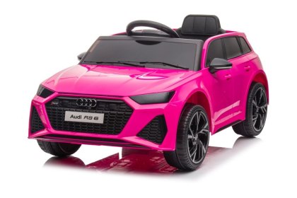 AUTO NA AKUMULATOR DLA DZIECKA AUDI RS6 BRD-2118 2X45 PILOT EVA SKÓRA LED MP3