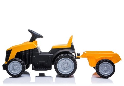 Traktor z Przyczepą na Akumulator TR1908T Żółty Traktor z Przyczepą na Akumulator TR1908T Żółty