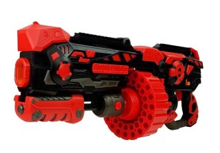 DUŻY KARABIN PISTOLET NA PIANKOWE NABOJE OBROTOWY MAGAZYNEK 80 NABOI 59CM
