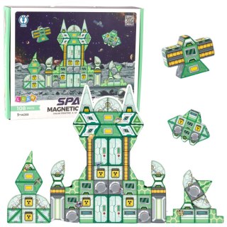 KLOCKI MAGNETYCZNE KOSMOS STACJA KOSMICZNA 4D 3D ZESTAW KONSTRUKCYJNY 108EL