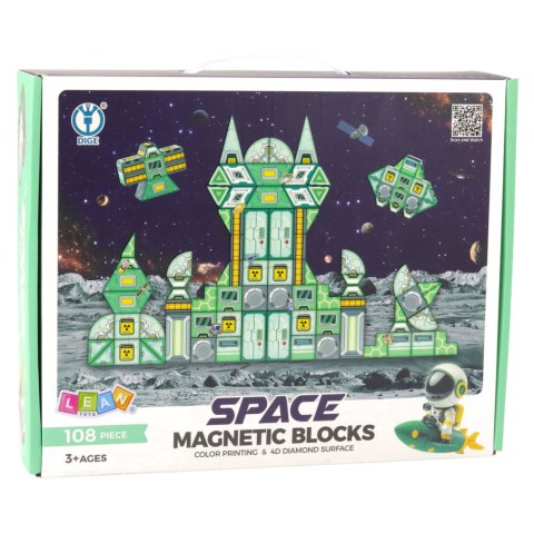 KLOCKI MAGNETYCZNE KOSMOS STACJA KOSMICZNA 4D 3D ZESTAW KONSTRUKCYJNY 108EL KLOCKI MAGNETYCZNE KOSMOS STACJA KOSMICZNA 4D 3D ZESTAW KONSTRUKCYJNY 108EL
