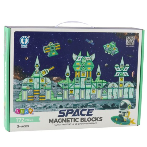 KLOCKI MAGNETYCZNE KOSMOS STACJA KOSMICZNA 4D 3D ZESTAW KONSTRUKCYJNY 172EL KLOCKI MAGNETYCZNE KOSMOS STACJA KOSMICZNA 4D 3D ZESTAW KONSTRUKCYJNY 172EL